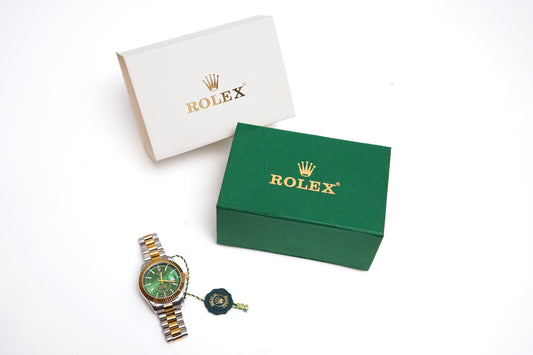 Luxury Men’s Day-Date Green Dial