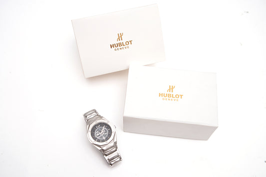 Chronograph Style Stainless Steel Watch