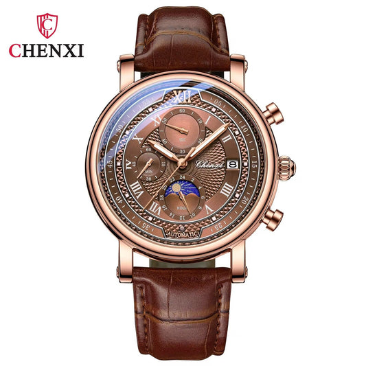 CHENXI – Moonphase | Leather Strap