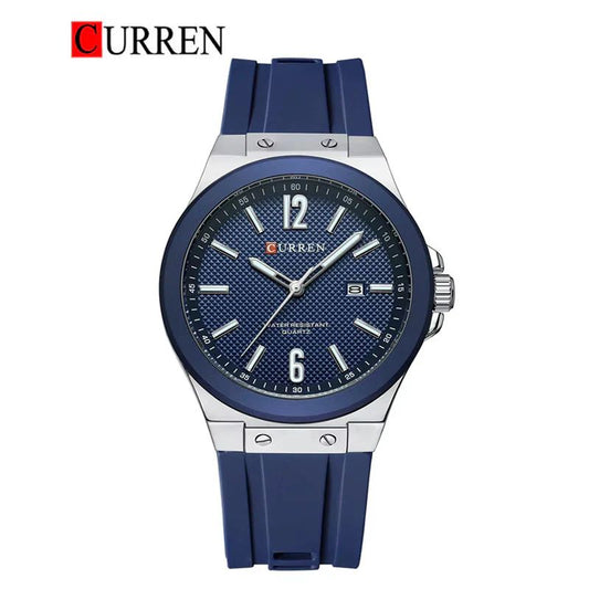 CURREN Elegant – Round Dial | Silicone Strap