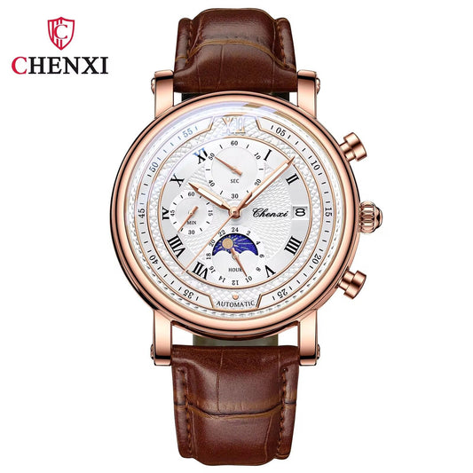 CHENXI – Moonphase | Leather Strap