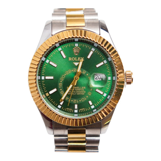 Luxury Men’s Day-Date Green Dial
